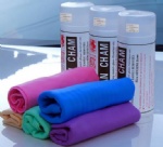 Car cleaner cloth/Chamois with Tube packing