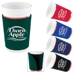 Custom imprinted rubber cooler/logo cup cooler